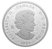 2023 $30 FINE SILVER COIN - MULTIFACETED ANIMAL FAMILY: GRIZZLY BEARS image 1