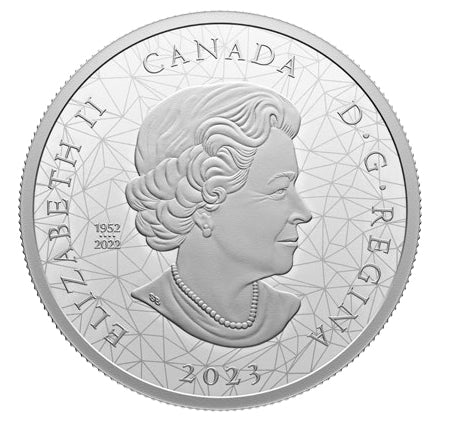 2023 $30 FINE SILVER COIN - MULTIFACETED ANIMAL FAMILY: GRIZZLY BEARS image 1