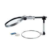 STAND table magnifier with 2x magnification and LED image 2