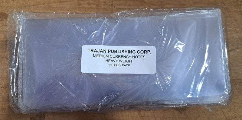 SMALL TO LARGE CURRENCY SLEEVES - MEDIUM HEAVYWEIGHT image