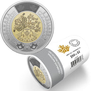2023 CANADA $2 UNCOLOURED NATIONAL INDIGENOUS PEOPLES DAY SPECIAL WRAPPED ROLL - SPECIAL WRAP ROLL UNCOLOURED image