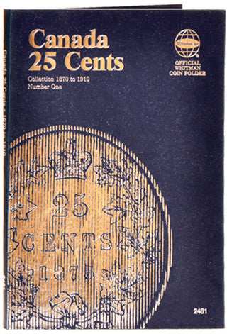 WHITMAN CANADIAN COIN FOLDERS - 25 CENTS NO. 1 image