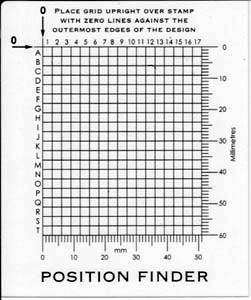 Stamp Position Finder — Coin & Stamp Supplies