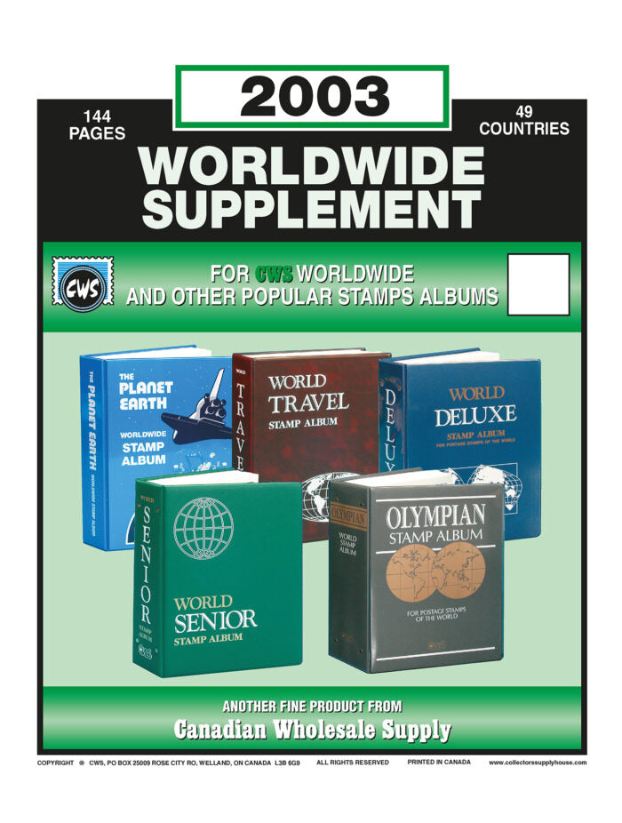 CWS WORLDWIDE SUPPLEMENTS – MADE IN CANADA FOR COLLECTORS WHO DEMAND MORE image
