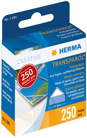HERMA acid free self-adhesive corners for covers and postcards image 0