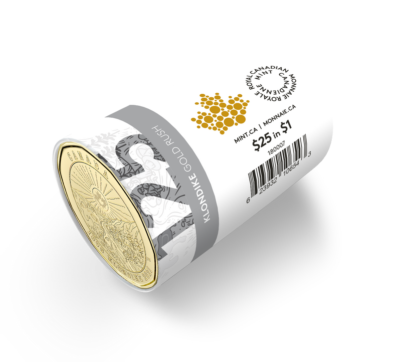 Non-Coloured 125th Anniversary of the Klondike Gold Rush Special Wrap Roll image 0