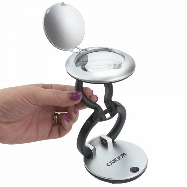 LM-10 DeskBrite™ Mini Magnifier & Desk Lamp great for any workplace image 0