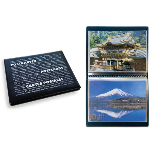 ROUTE Postcards pocket album for 40 postcards, with 20 integrated clear sheets image 0