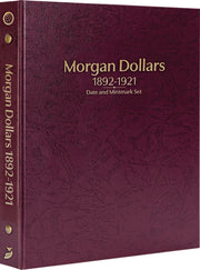 Whitman Prestige Coin Albums - MORGAN DOLLARS 1892-1935 BURGUNDY image