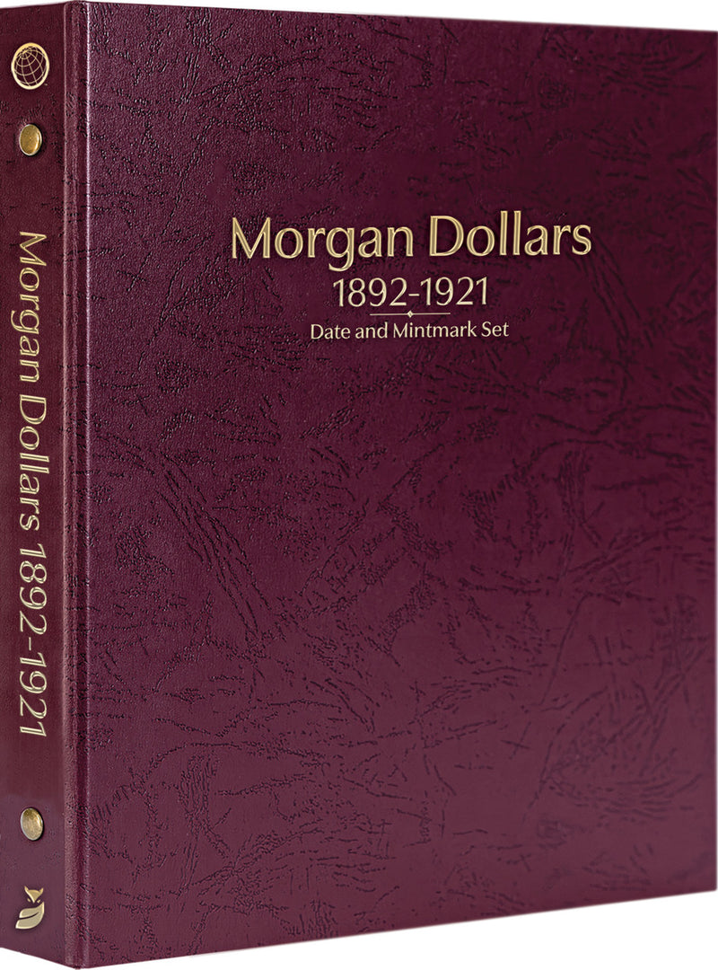 Whitman Prestige Coin Albums - MORGAN DOLLARS 1892-1935 BURGUNDY image