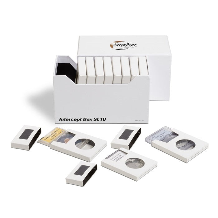 Single Device Slab Box INTERCEPT DOUBLE PROTECTION BOX for 10 single slab boxes — Coin & Stamp ...