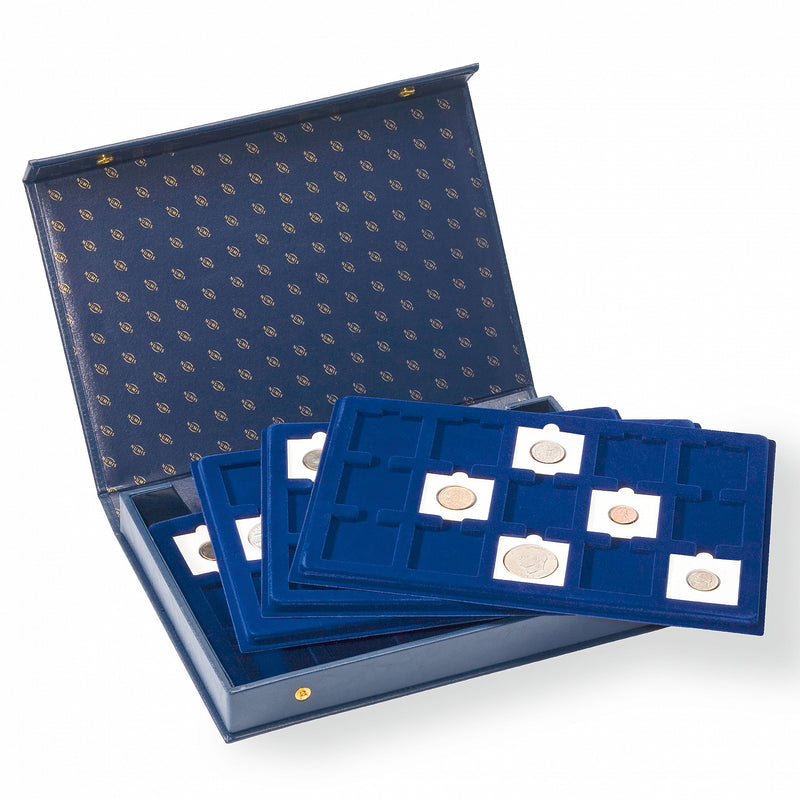 TABLO COIN BOX L -- 3 sets to select from - Coin Case with 4 trays for 60 2x2" holders or QUADRUM snaplocks. image