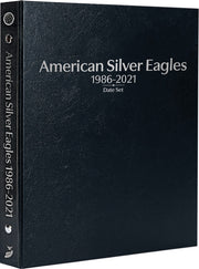 Whitman Prestige Coin Albums - AMERICAN SILVER EAGLES 1986-2021 BLACK image