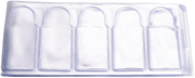 CAPSULES, TUBES, SLEEVES AND DISPLAY CASES FOR SILVER BARS - 1 OZ BAR SLEEVES image