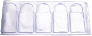 CAPSULES, TUBES, SLEEVES AND DISPLAY CASES FOR SILVER BARS - 1 OZ BAR SLEEVES image