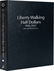 Whitman Prestige Coin Albums - LIBERTY WALKING HALF DOLLARS 1916-1947 BLACK image