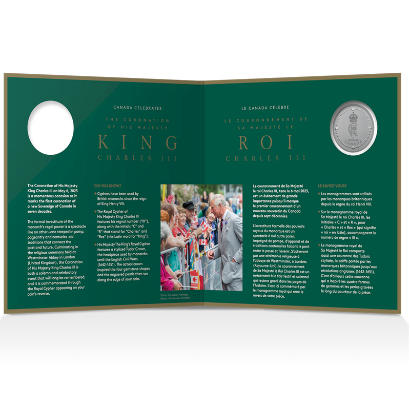 $5 Pure Silver Coin – His Majesty King Charles III’s Royal Cypher image 3