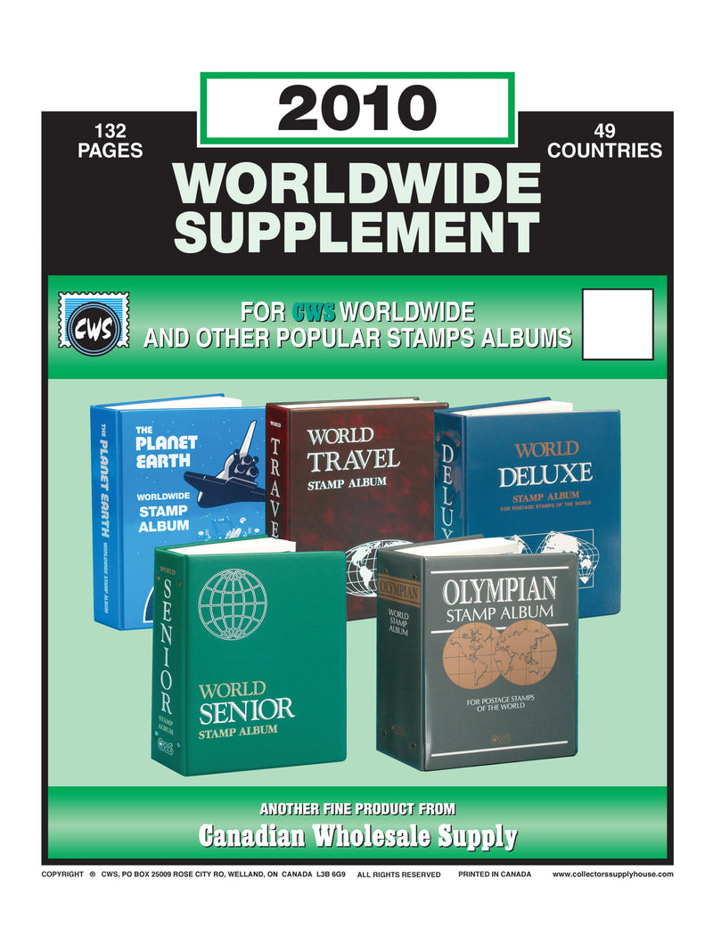 CWS WORLDWIDE SUPPLEMENTS – MADE IN CANADA FOR COLLECTORS WHO DEMAND MORE image