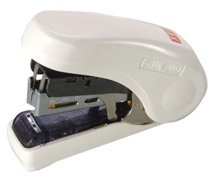 Flat Clinch Stapler - Mini (White) image 0