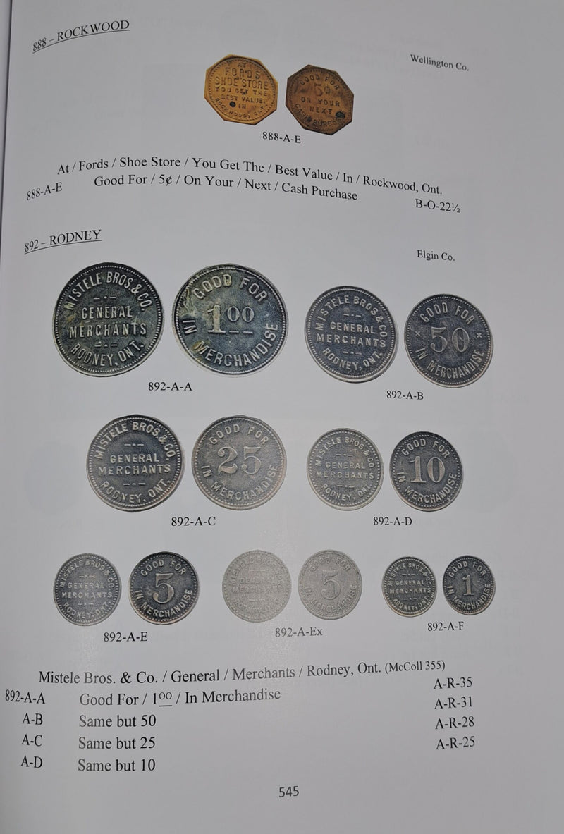 TRADE TOKENS OF ONTARIO image 2