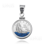 Screw-Top Coin Bezels: Perfect Fit for Your Coins - 10-Cent Plain image