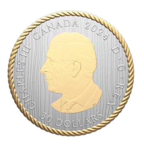 $30 Fine Silver Coin – The Hunter image 2