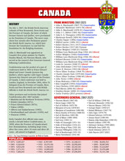 CANADA, ONTARIO AND QUEBEC GRANDE ALBUMS WITH 'EXCLUSIVE' BONUS FACT SHEET IN ENGLISH OR FRENCH image 4