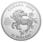 2026 $15 FINE SILVER COIN LUNAR YEAR OF THE HORSE image 0