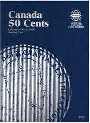 WHITMAN CANADIAN COIN FOLDERS - 50 CENTS NO. 2 image