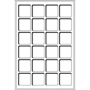 Coin Trays TAB - #2 24 spaces up to 47 mm (1 3/4") for Silver Dollars and Silver Maple Leaf in capsules BLUE image