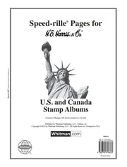 Speed-rille Pages for Canada, U.S. and WW Stamp Albums image 0