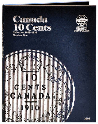 WHITMAN CANADIAN COIN FOLDERS - 10 CENTS NO. 1 image
