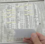 CP-15 NEWS READER FRESNEL MAGNIFIER image 1