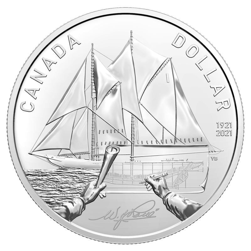 Special Edition Silver Dollar Set - 100th Anniversary of Bluenose (2021) image 5