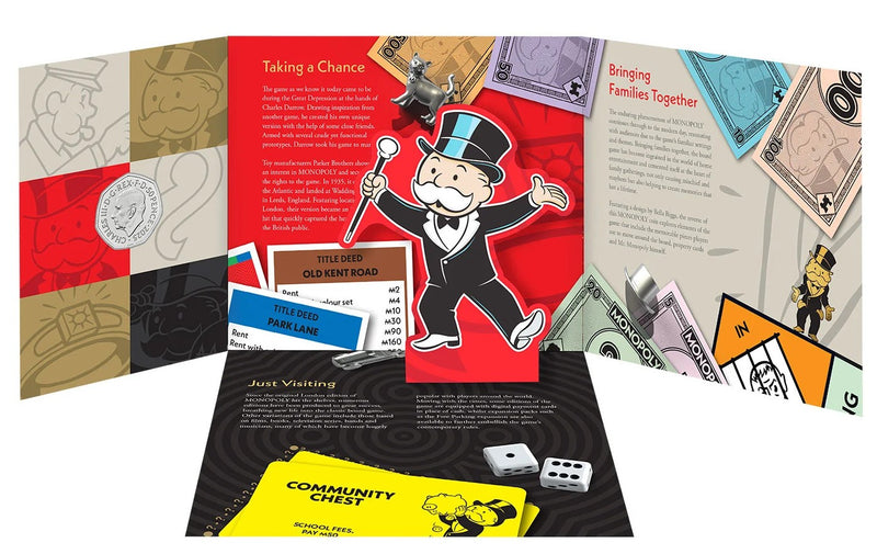 Monopoly 2025 UK 50p Brilliant Uncirculated Coin