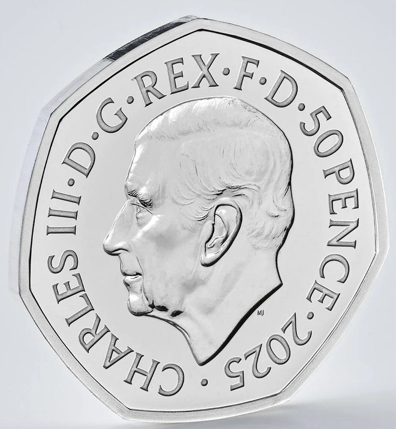 Monopoly 2025 UK 50p Brilliant Uncirculated Coin