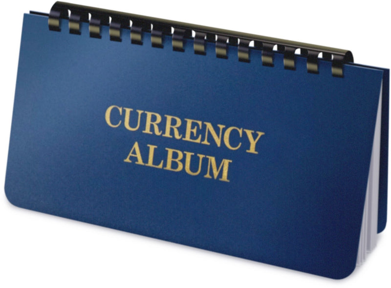 Whitman 10-Page Small Note Pocket Currency Album with Spiral Binding
