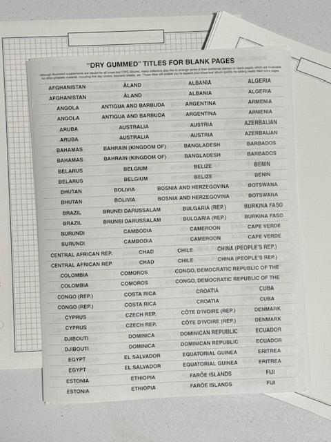 SUPERB Pages  Quad-Ruled Album Pages