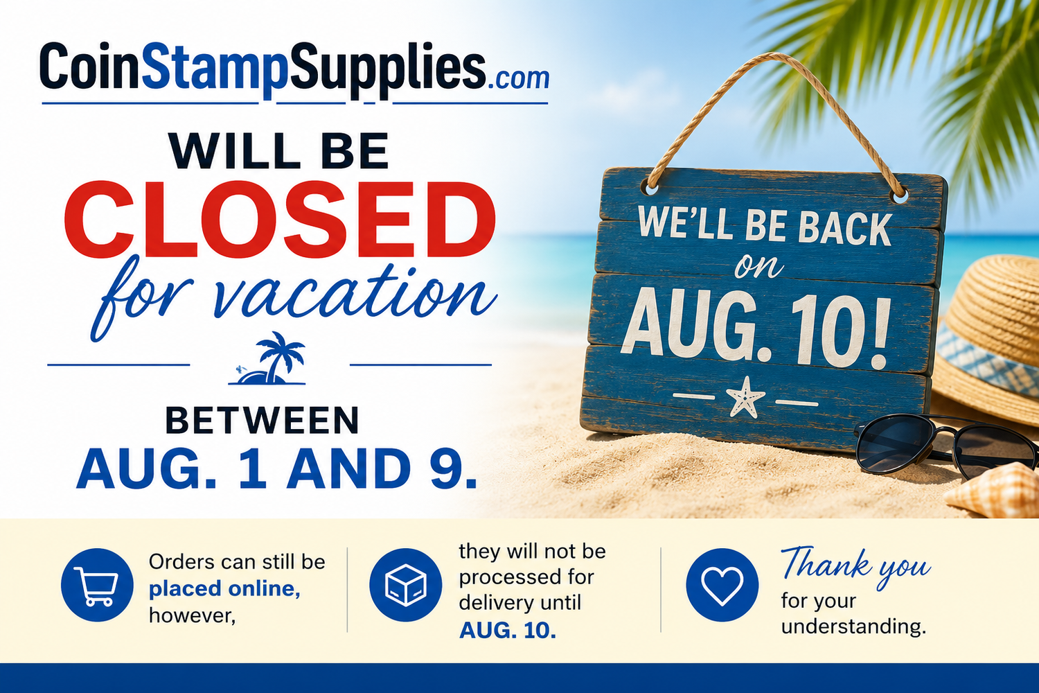 Vacation alert!