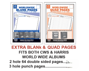 WORLDWIDE BLANKS AND QUADS