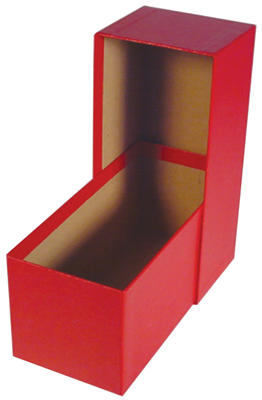 Coin Holder Storage Box RED Holds Crown Paper Flip Slab 2.5x2.5 Guardhouse Case 