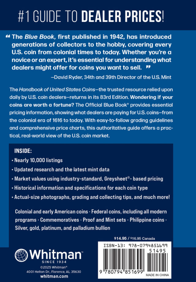 The 2026 Blue Book: Handbook of United States Coins (Paperback) - Image 2