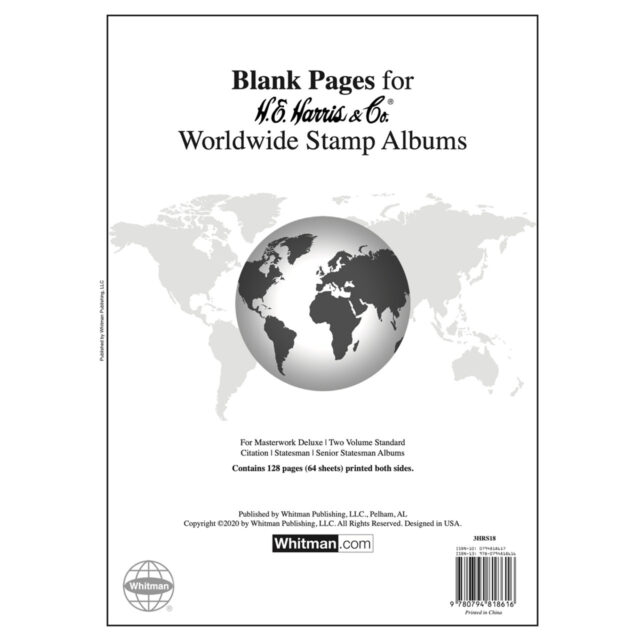 Harris Blank Pages for Canada, U.S. and W.W. pages - Image 2