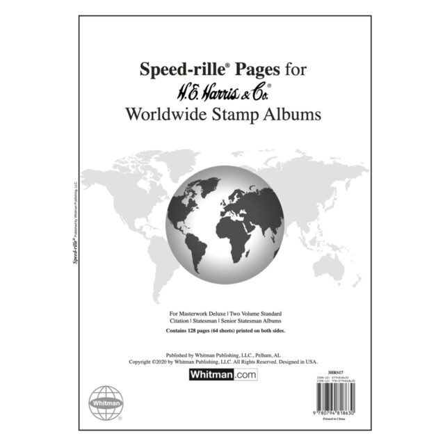 Speed-rille Pages for Canada, U.S. and WW Stamp Albums - Image 2