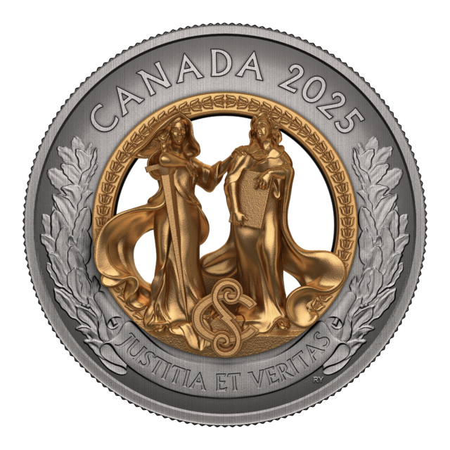 Allegories of Justice and Truth - Multidimensional Fine Silver Coin