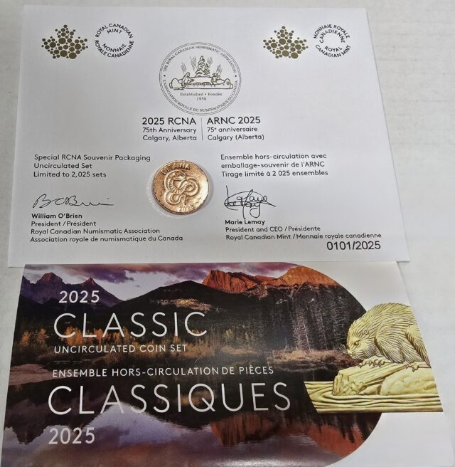 2025 Special RCNA Souvenir Packaging Uncirculated Set