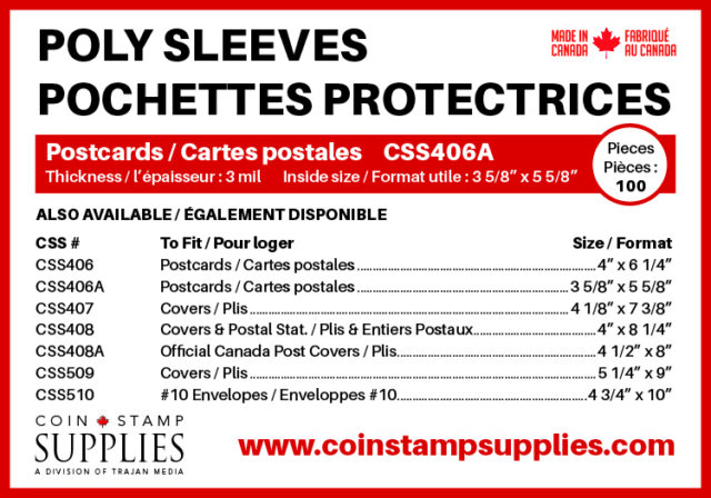 POLY SLEEVES FOR COVERS & POSTCARDS - 3 MIL